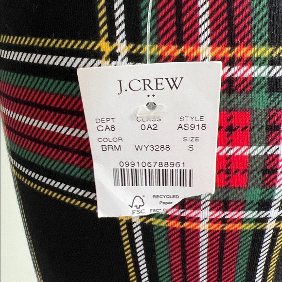 J. Crew Factory Tartan Leggings - Picture 6 of 9